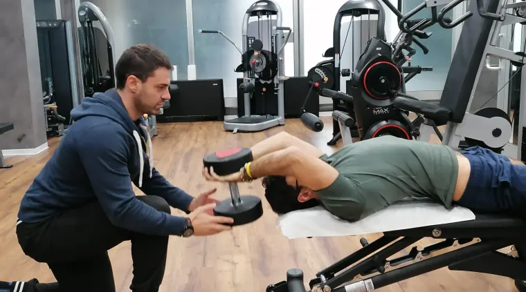 Allenamento per dimagrire seguito dal personal trainer Flavio D'Angelo